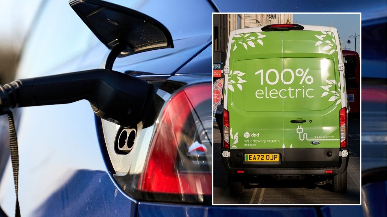 Electric vehicle charging and a zero emission van