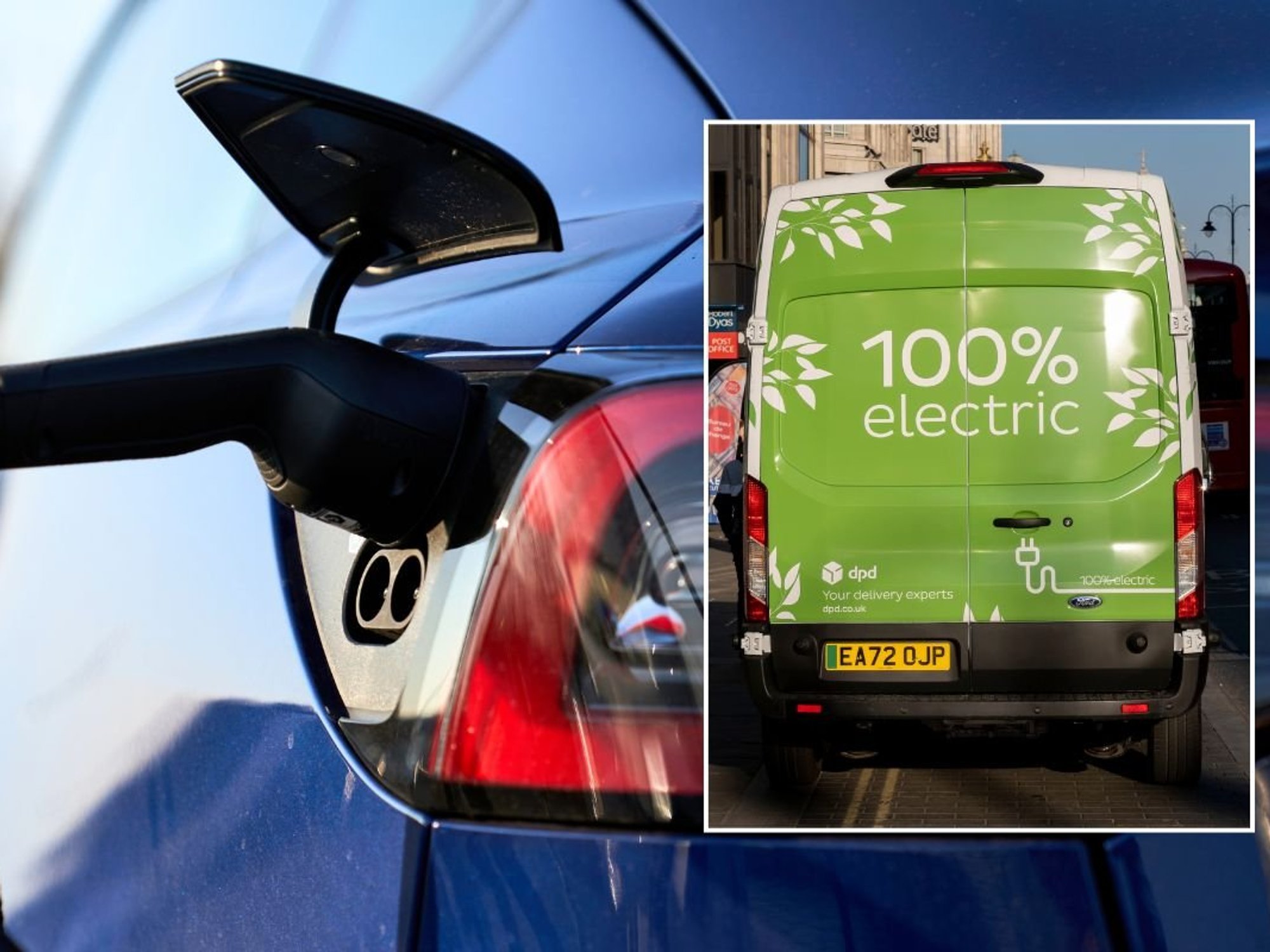 Electric vehicle charging and a zero emission van