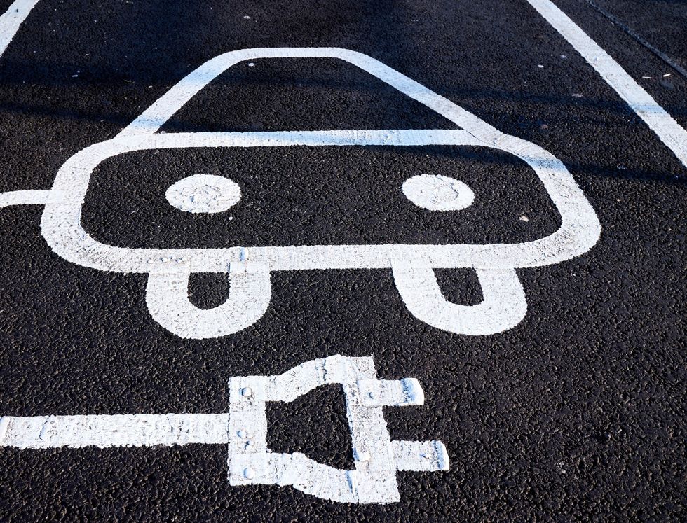 Electric vehicle charging point