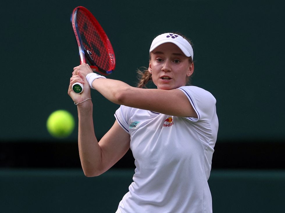 Elena Rybakina was seen as the favourite to progress