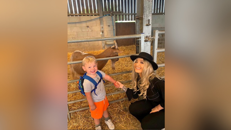 Elishia Donnellan and son Caelan