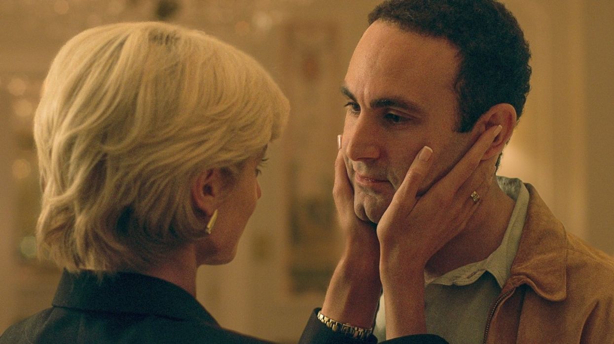 Elizabeth Debicki and Khalid Abdalla