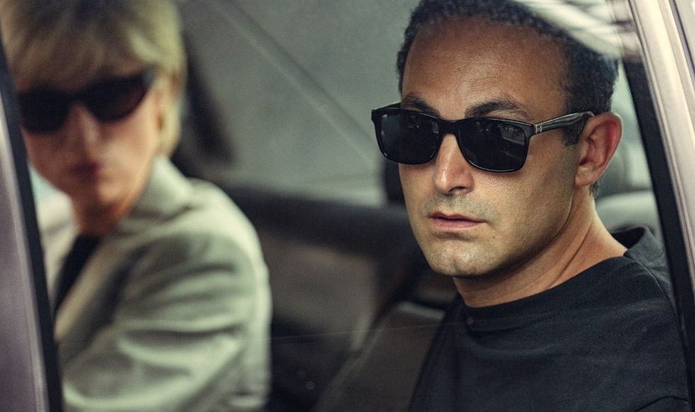 Elizabeth Debicki and Khalid Abdalla