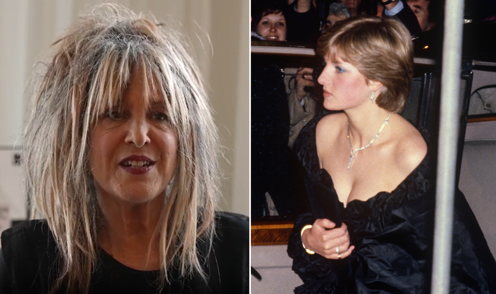 Elizabeth Emanuel and Princess Diana