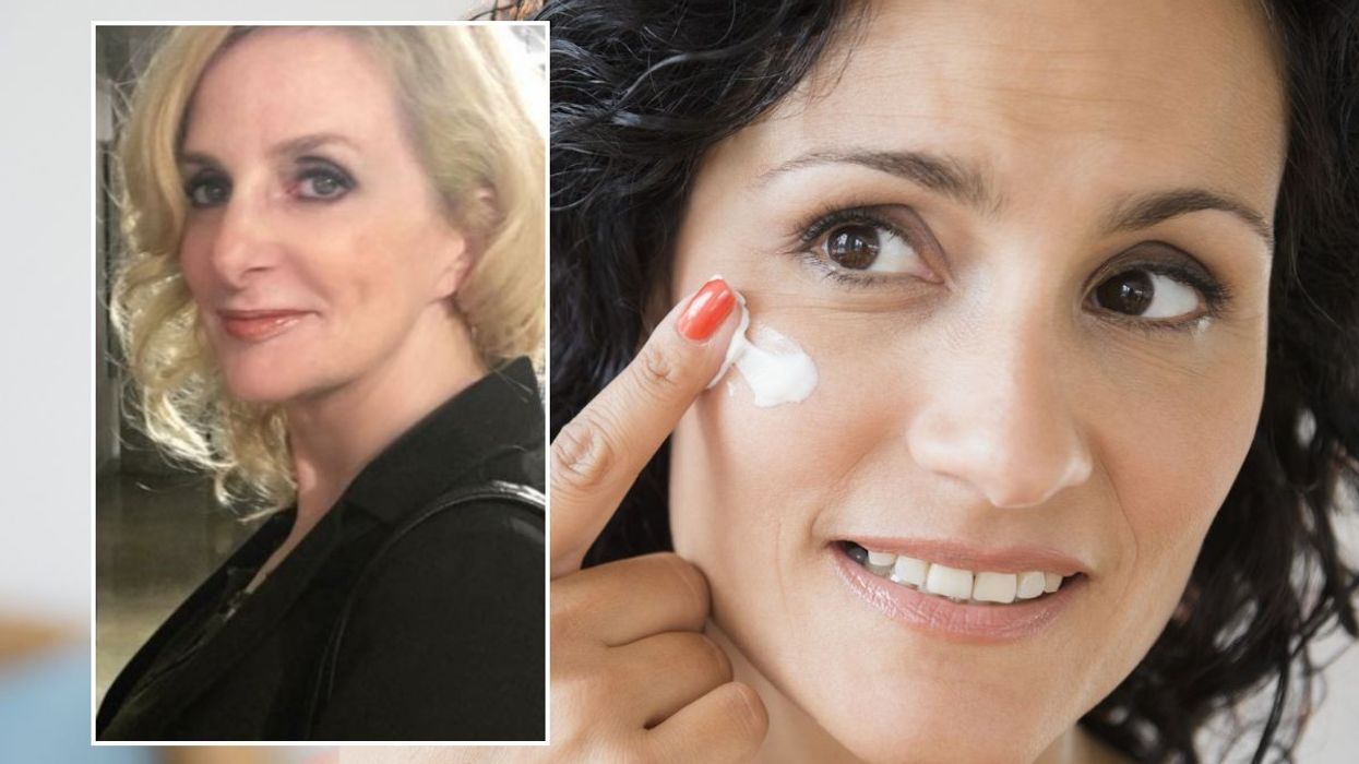 Elizabeth Kanna / Women applying sunscreen