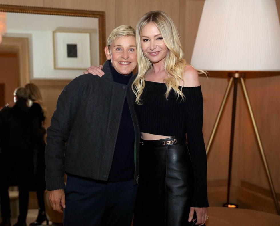 Ellen Degeneres with wife Portia de Rossi