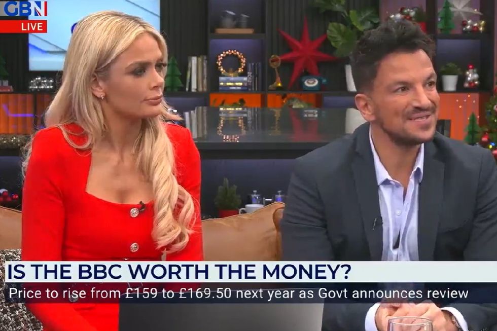 Ellie Costello and Peter Andre