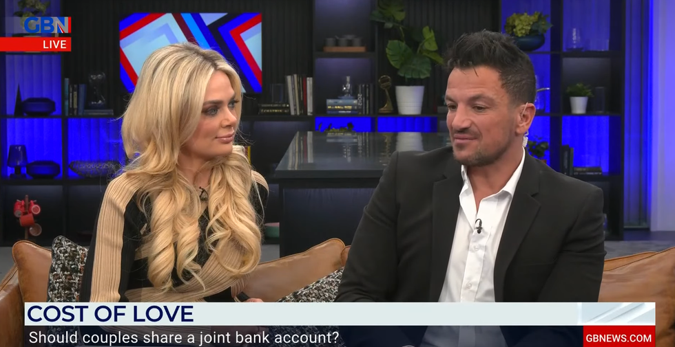 Ellie Costello and Peter Andre