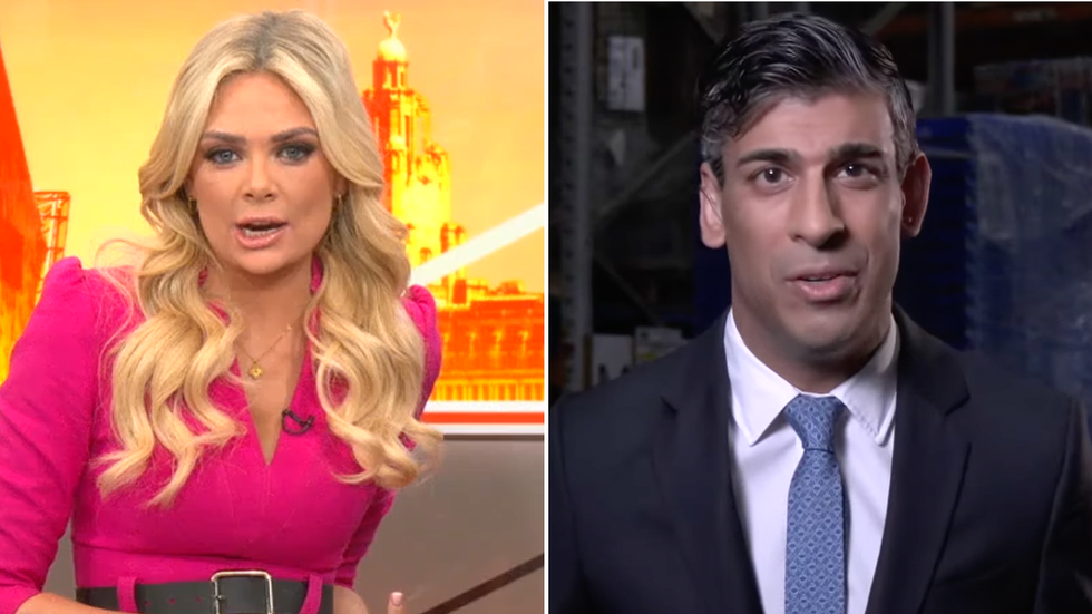 Ellie Costello and Rishi Sunak