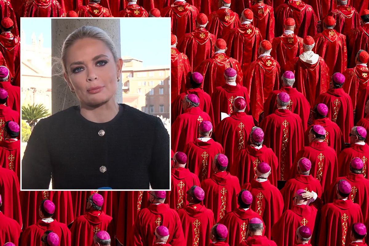 Ellie Costello, Pope funeral