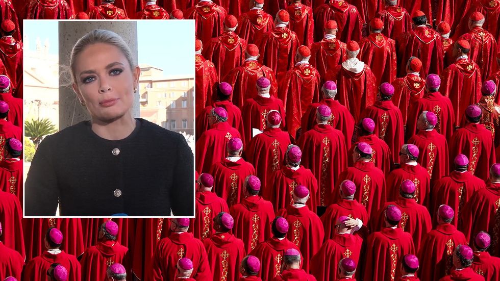 Ellie Costello, Pope funeral