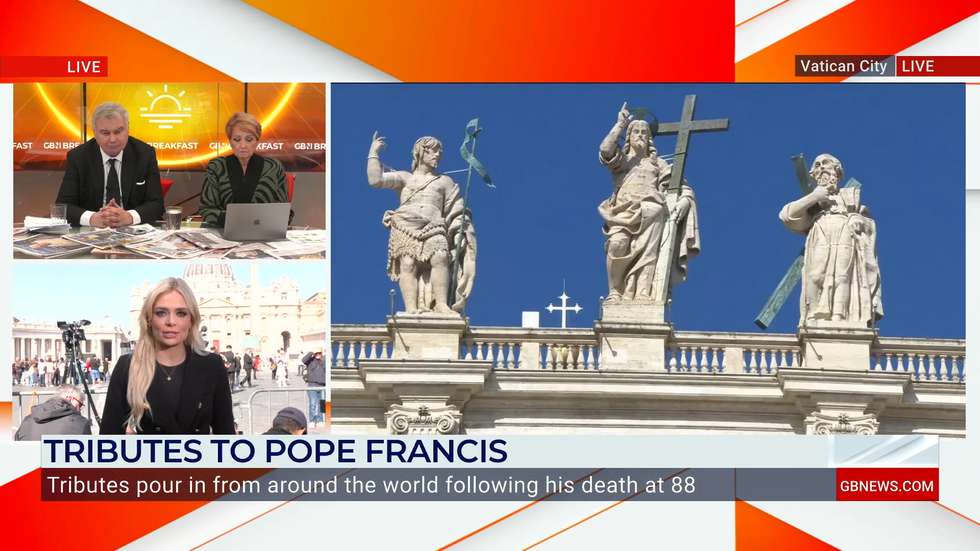 Ellie Costello speaks from the Vatican City