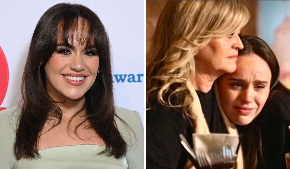 Ellie Leach and her mother