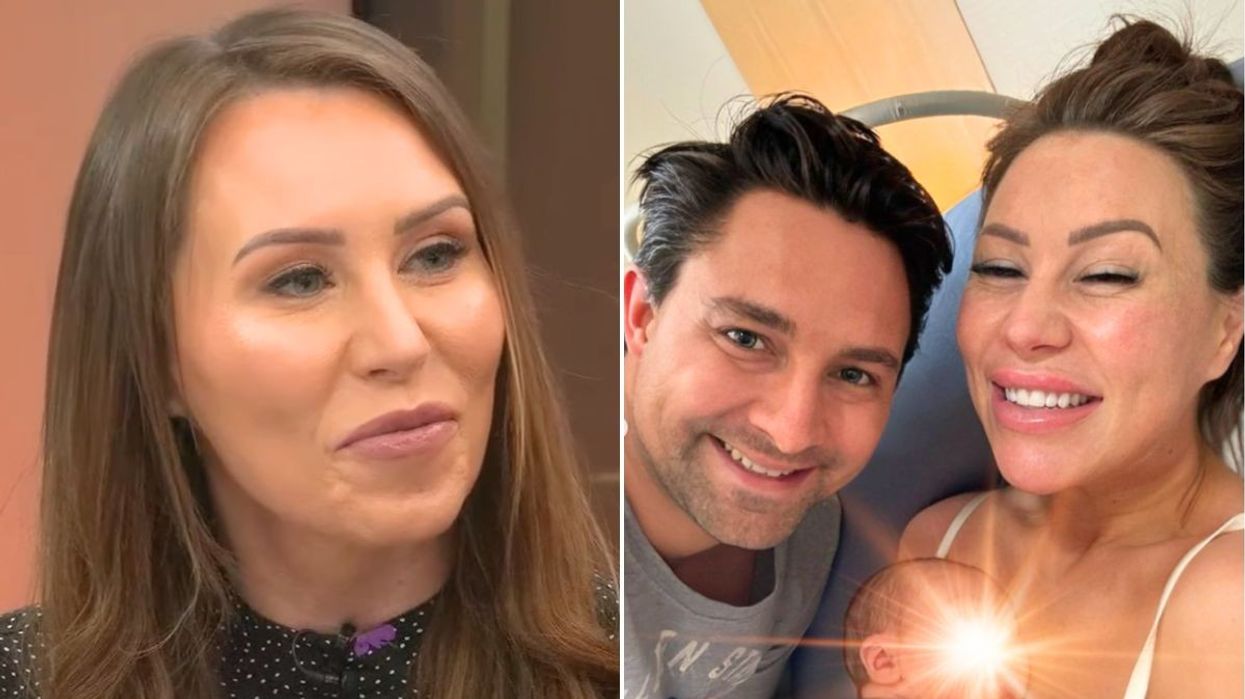 Ellie Phillips gives birth