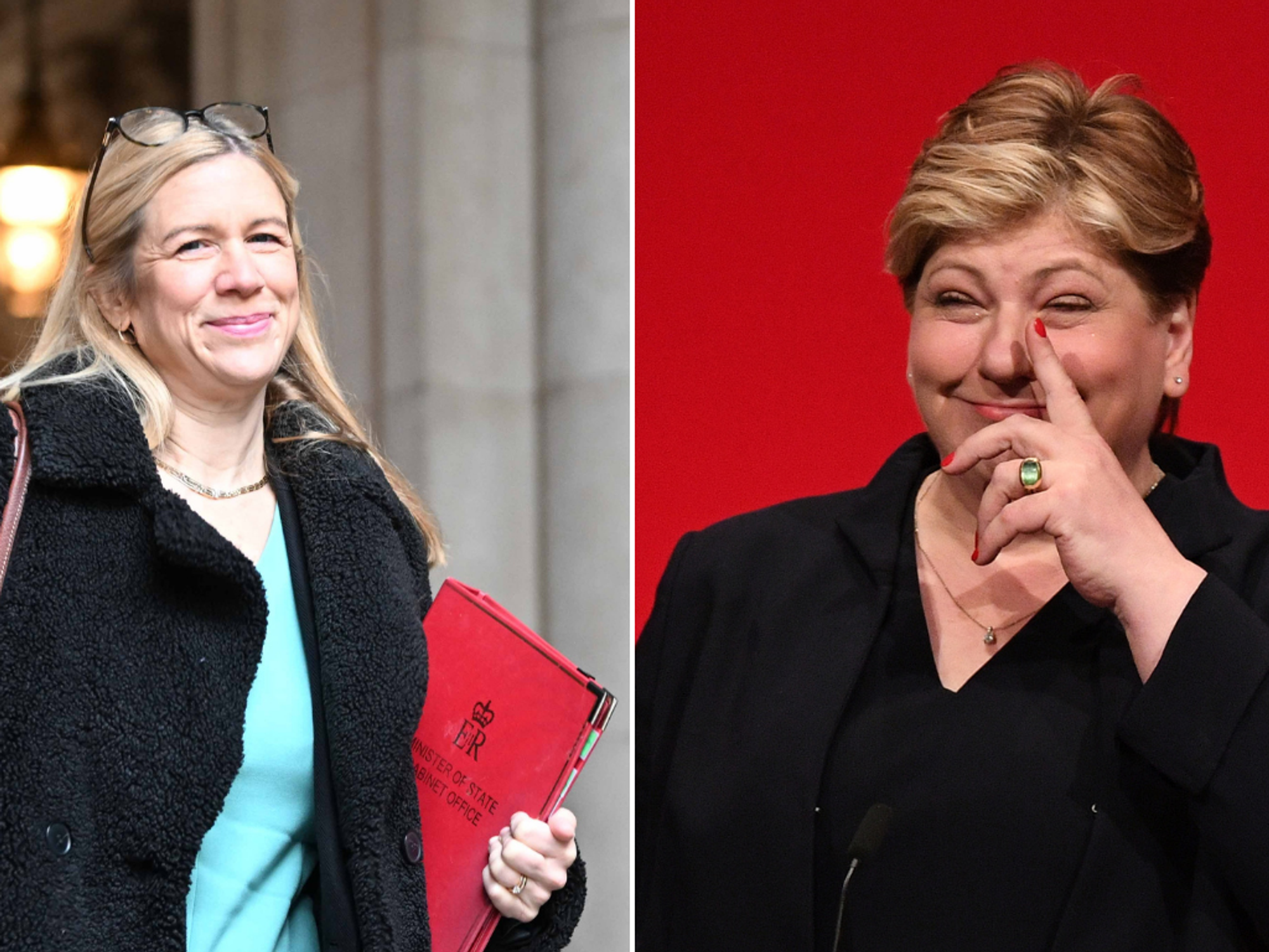Ellie Reeves and Dame Emily Thornberry
