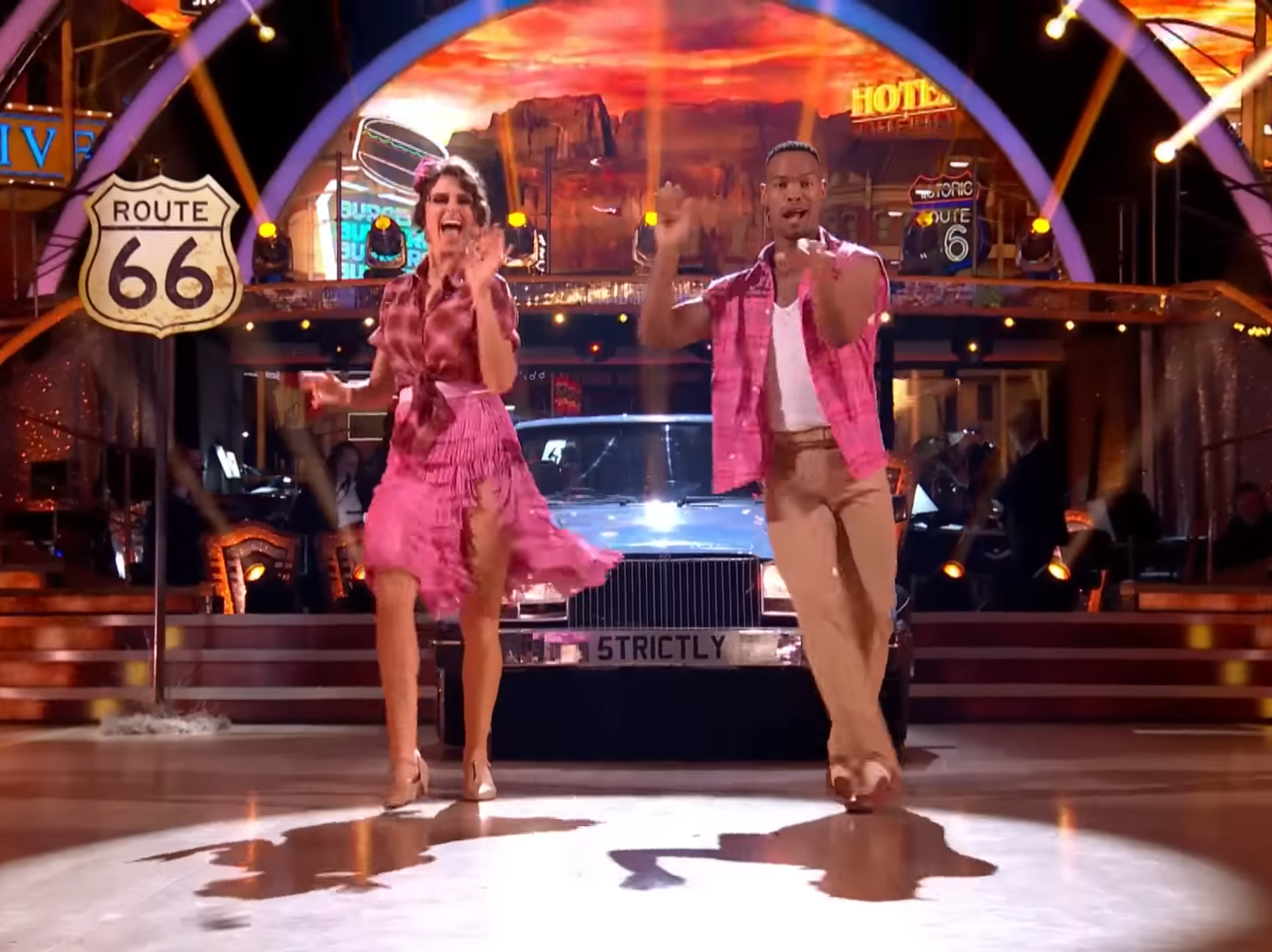 Ellie Taylor and Johannes Radebe