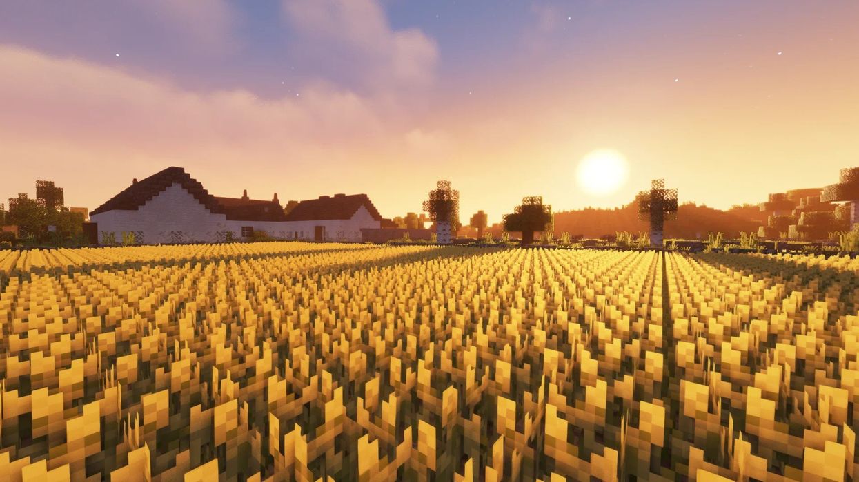 Ellisland Farm recreated in Minecraft