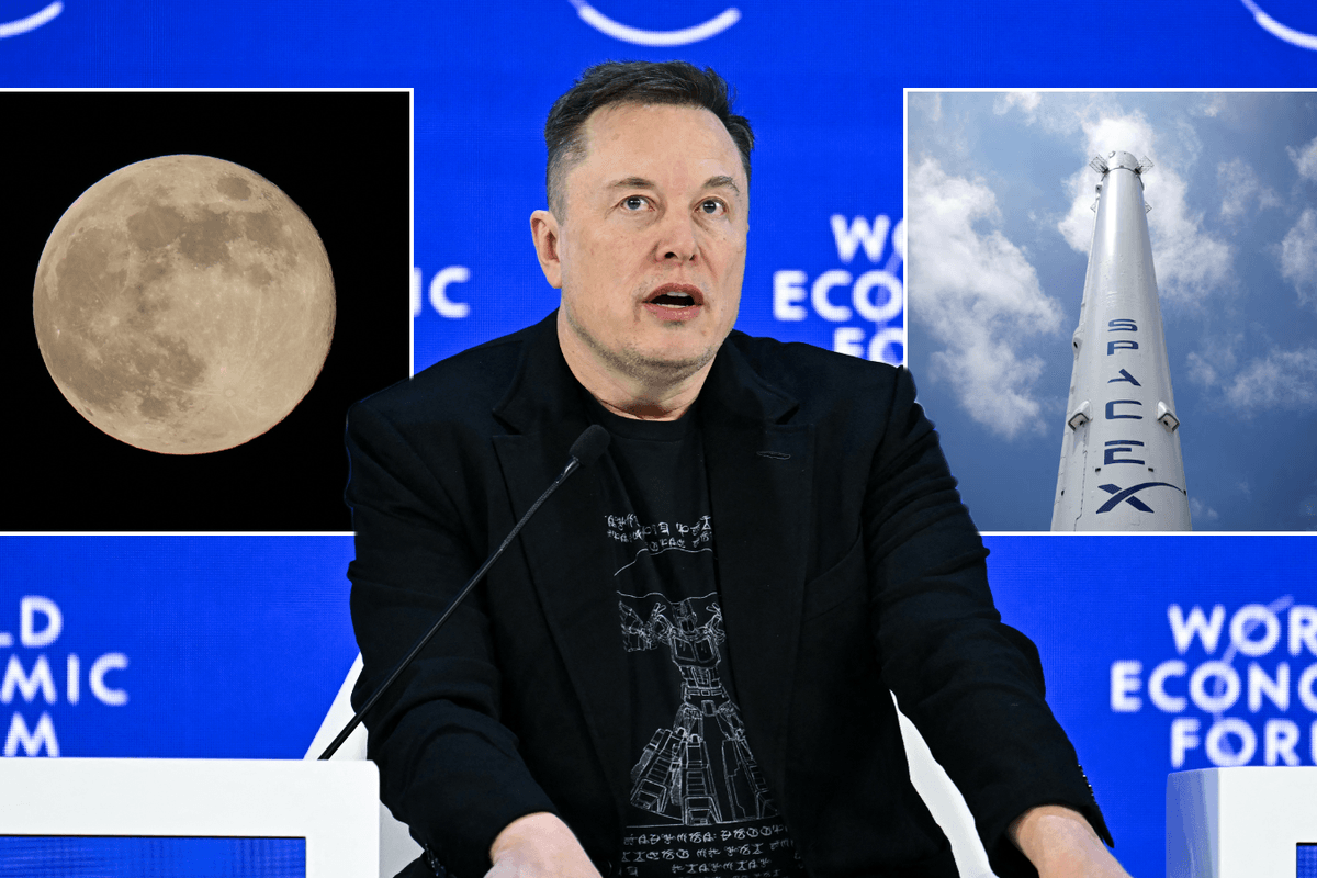 Elon and SpaceX Rocket