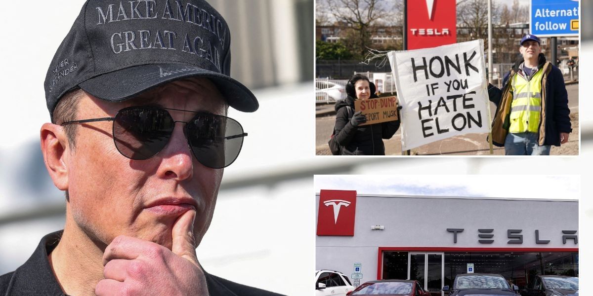 Tesla demand plummets as Elon Musk has 'increasingly divisive influence