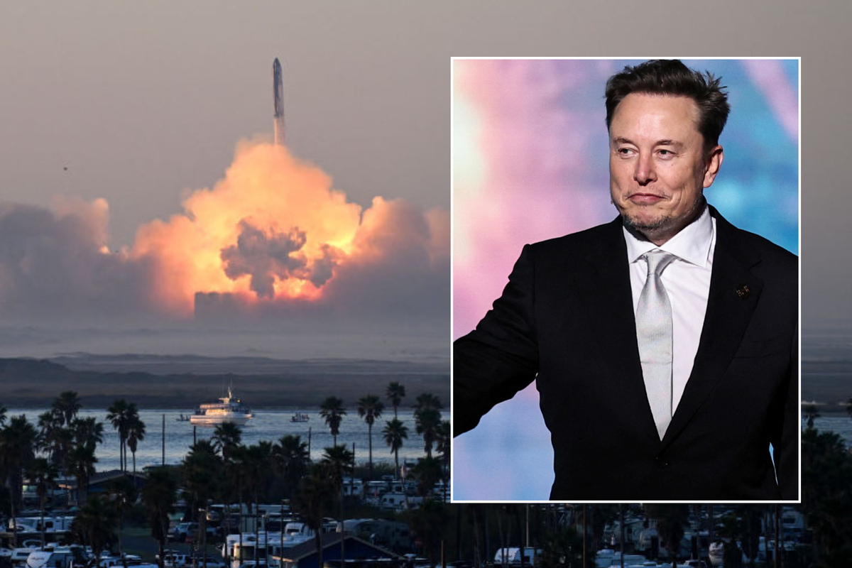 Elon Musk accidently punches hole in atmosphere after rocket explodes in mid-air