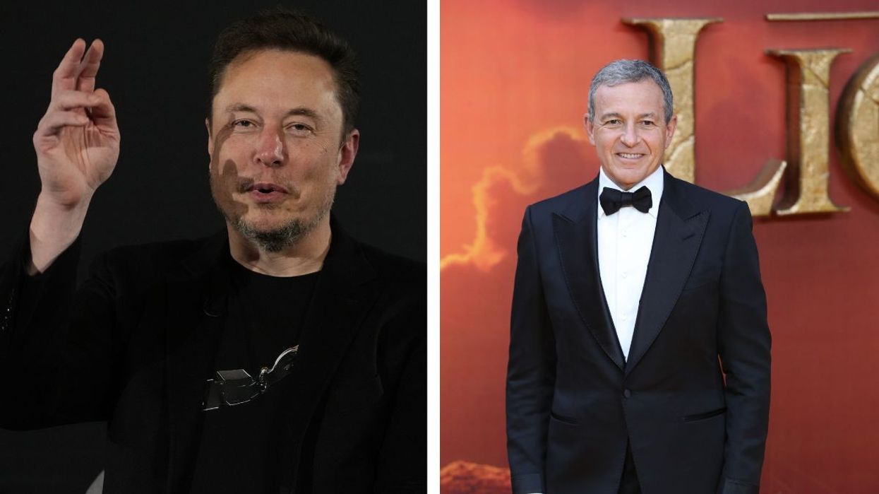 Elon Musk and Bob Iger