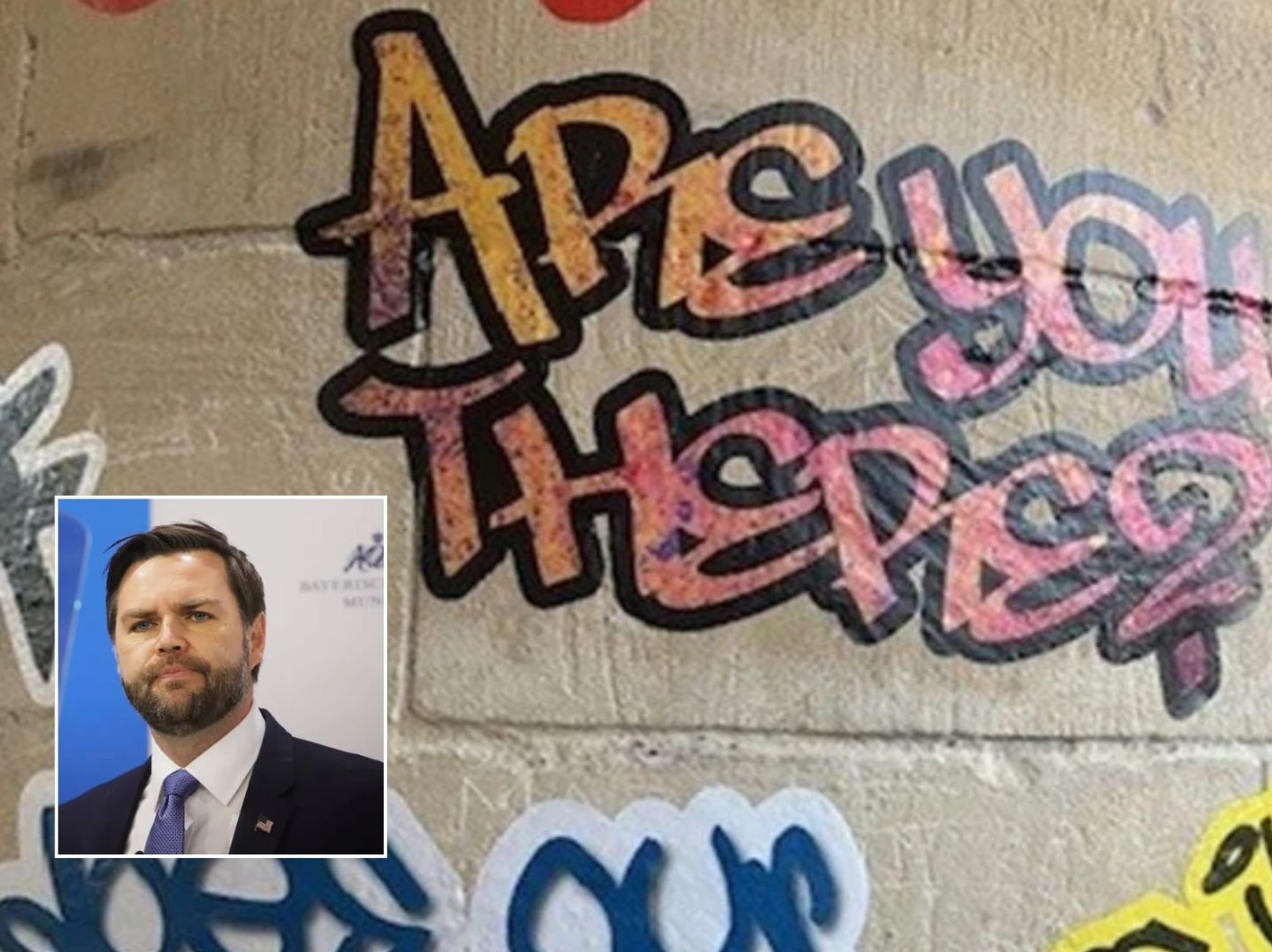 Elon Musk and JD Vance lead outrage over 'sacrilegious' graffiti art installation at Canterbury Cathedral
