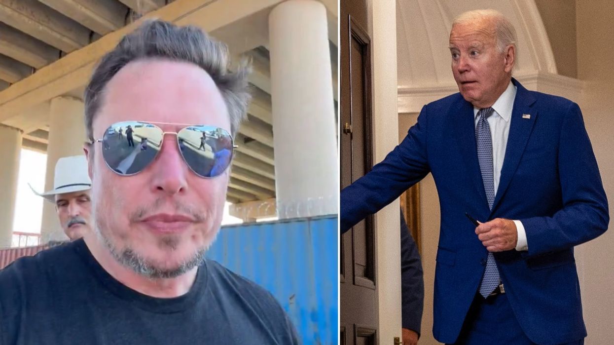 Elon Musk and Joe Biden