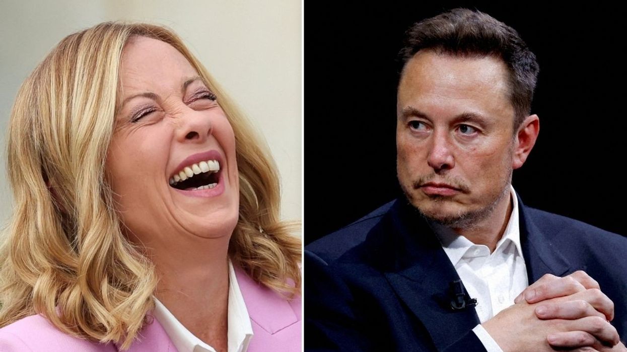 Elon Musk denies affair with 'beautiful' Giorgia Meloni despite suggestive picture where they 'gaze in each other's eyes'