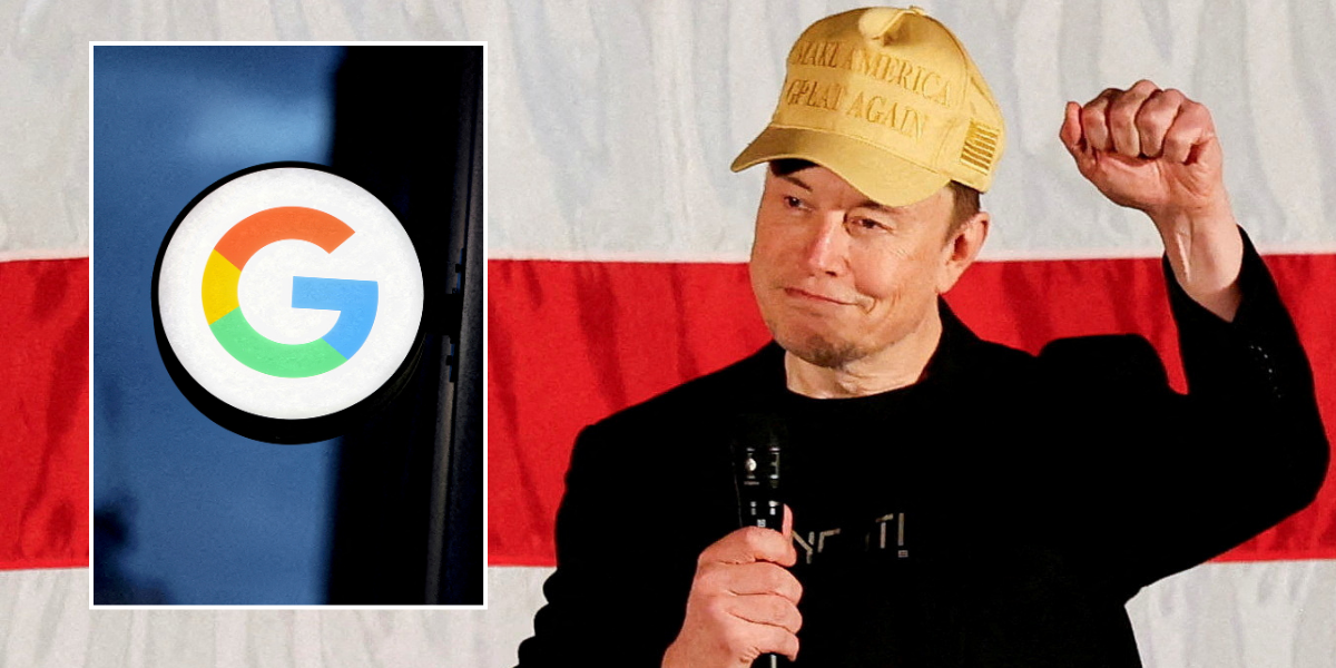 NextImg:Elon Musk slams Google for showing maps of where Americans 'can vote for Harris' but not for Trump