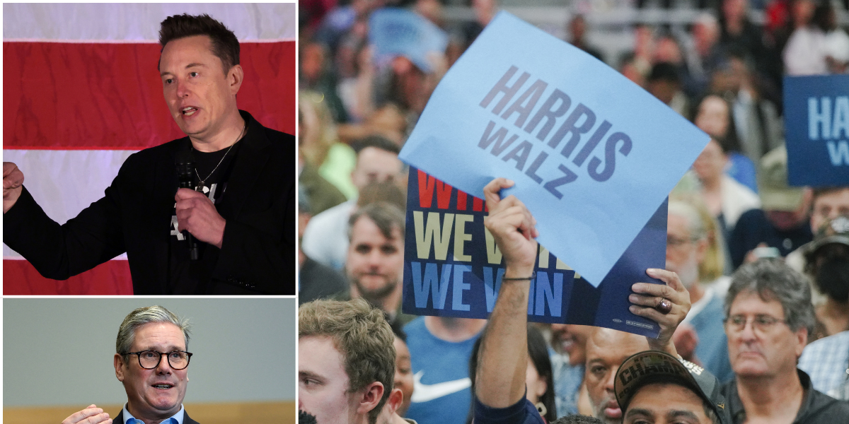 NextImg:Elon Musk left furious after Labour staffers drafted in to campaign for Kamala Harris: 'This is WAR!'