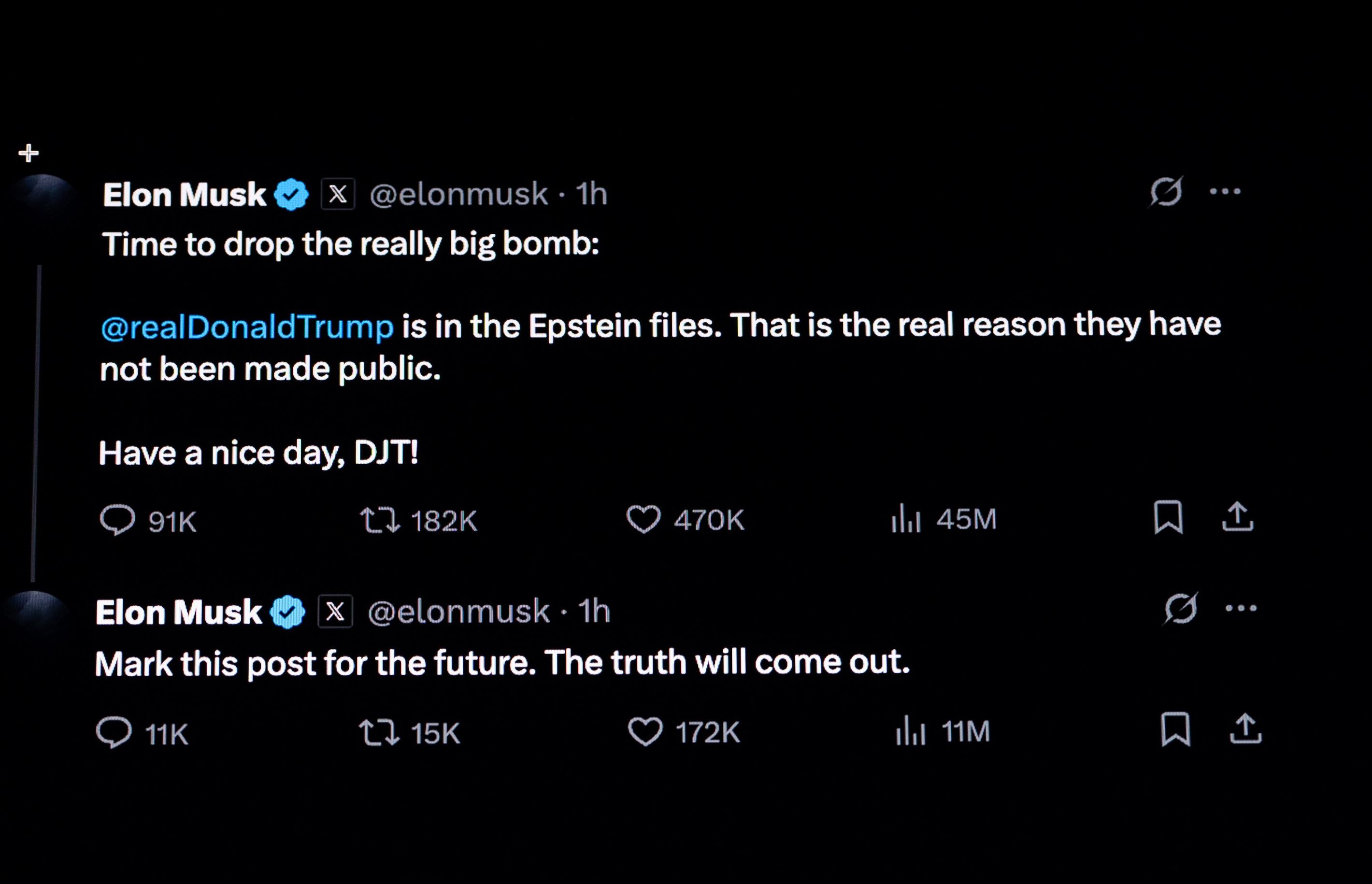 Elon Musk tweet