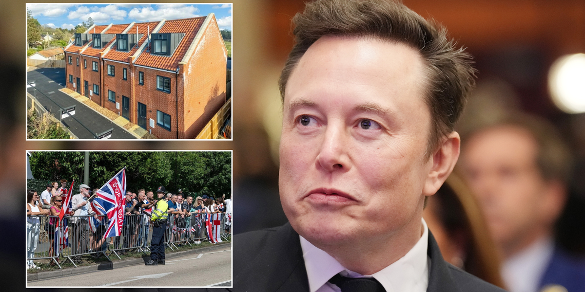 NextImg:Elon Musk sparks controversy as he accuses Labour of 'importing voters' after asylum seekers are 'given new £300k homes'
