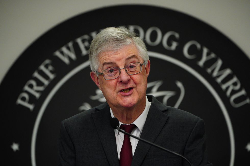 EMBARGED TO 2200 THURSDAY FEBRUARY 10 File photo dated 17/12/21 of Welsh First Minister Mark Drakeford, who has announced Covid passes are to be scrapped and the need to wear face coverings in certain venues removed later this month as coronavirus cases continue to fall.