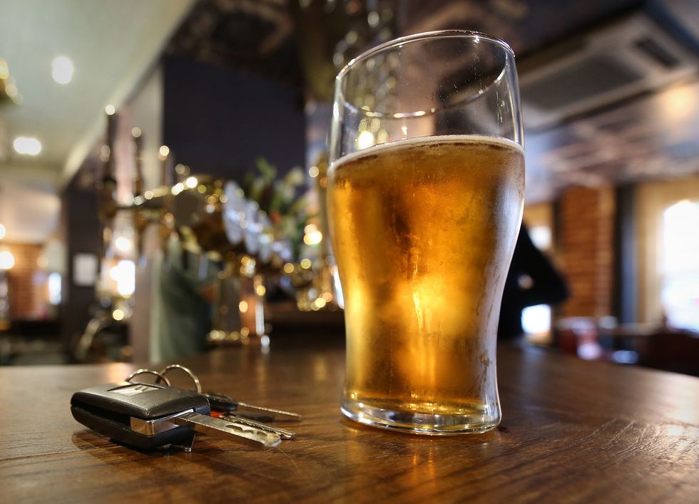 EMBARGOED TO 0001 MONDAY APRIL 4 File photo dated 26/11/14 of a pint of beer and a set of car keys on a bar in a pub, as beer sales are recovering from the pandemic slump as pubs reopen, although sales of spirits are falling, new research suggests.