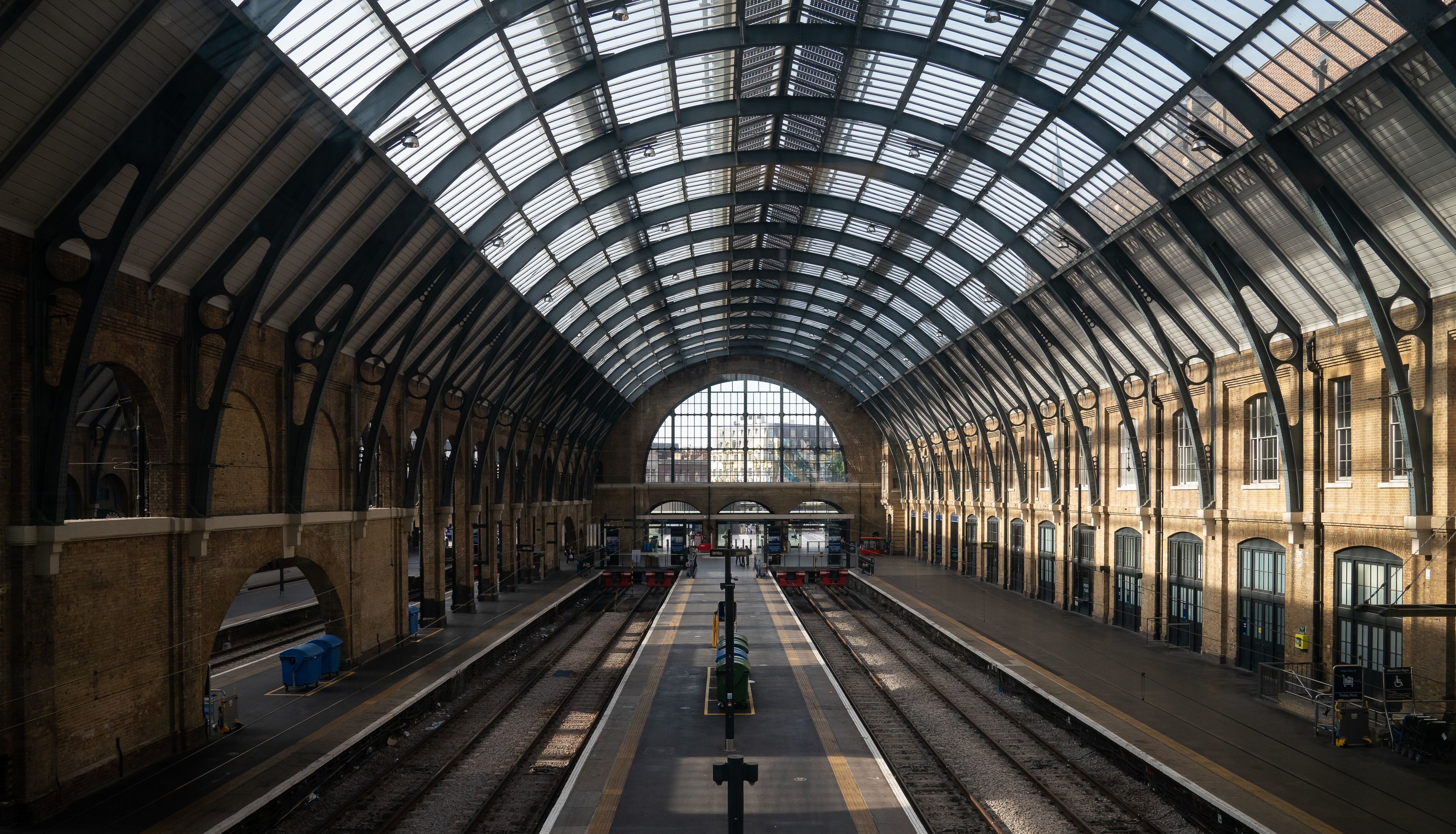 EMBARGOED TO 0001 SATURDAY AUGUST 6 File photo dated 30/07/22 of empty tracks in Kings Cross train station in London. Rail passengers are being warned of fresh disruption to services because of a planned strike by train drivers at nine companies in the long-running row over pay and conditions. Issue date: Saturday August 6, 2022.
