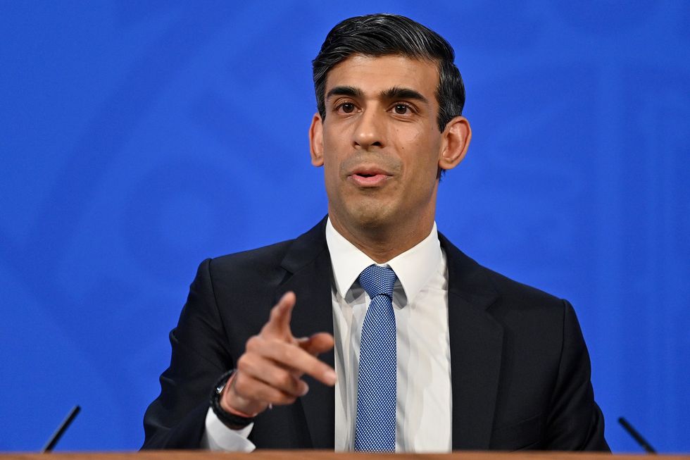 EMBARGOED TO 0001 THURSDAY FEBRUARY 24 File photo dated 03/02/22 of Chancellor Rishi Sunak speaking at a press conference, as Mr Sunak has been urged to scrap VAT on defibrillators by Scottish Government ministers.