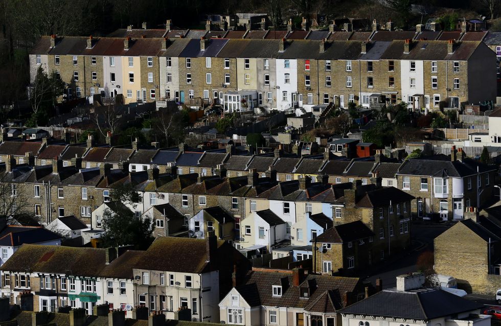 EMBARGOED TO 0001 THURSDAY OCTOBER 13 File photo dated 13/01/16 of a view of houses across Dover in Kent, as %22storm clouds are visible%22 in the housing market, according to surveyors, with surging mortgage rates expected to push house prices downwards in the year ahead.