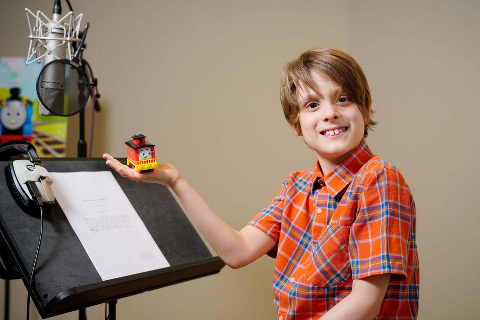EMBARGOED TO 0001 WEDNESDAY SEPTEMBER 7 Undated handout photo issued by Mark Collins PR of nine-year-old Elliot Garcia from Reading who has autisim and is the voice behind Bruno the brake car, a new autistic character in Thomas & Friends. Issue date: Wednesday September 7, 2022.