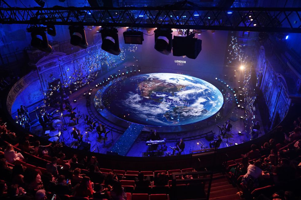 EMBARGOED TO 1000 FRIDAY AUGUST 19 File photo dated 17/10/21 of a general view of the first Earthshot Prize awards ceremony at Alexandra Palace in London. The Duke of Cambridge is to travel to New York next month to attend an Earthshot Prize innovation summit as a countdown to the awards being staged in the US. William will make the solo trip to the Big Apple on September 21. Issue date: Friday August 19, 2022.