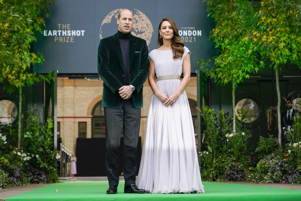 EMBARGOED TO 1000 FRIDAY AUGUST 19 File photo dated 17/10/21 of the Duke and Duchess of Cambridge arriving for the first Earthshot Prize awards ceremony at Alexandra Palace in London. The Duke of Cambridge is to travel to New York next month to attend an Earthshot Prize innovation summit as a countdown to the awards being staged in the US. William will make the solo trip to the Big Apple on September 21. Issue date: Friday August 19, 2022.