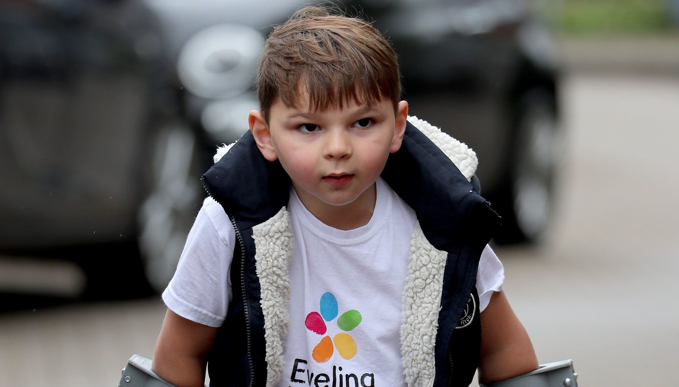 EMBARGOED TO 2230 SATURDAY AUGUST 27 File photo dated 30/06/2020 of Tony Hudgell, who uses prosthetic legs, taking the final steps in his fundraising walk in West Malling Kent. Paula Hudgell the adoptive mother of the little boy tortured by his birth parents, has welcomed a move to stop the release of his father from prison. Issue date: Saturday August 27, 2022.