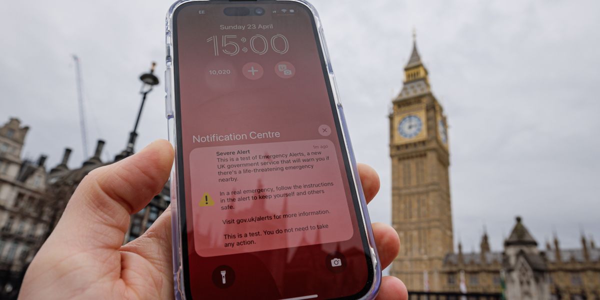 Emergency alert to be sent to 87 million mobile phones in Britain Emergency alert to be sent to 87 million mobile phones in Britain