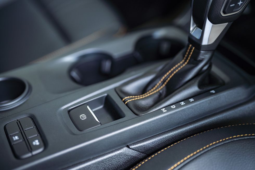 Emergency brake in car