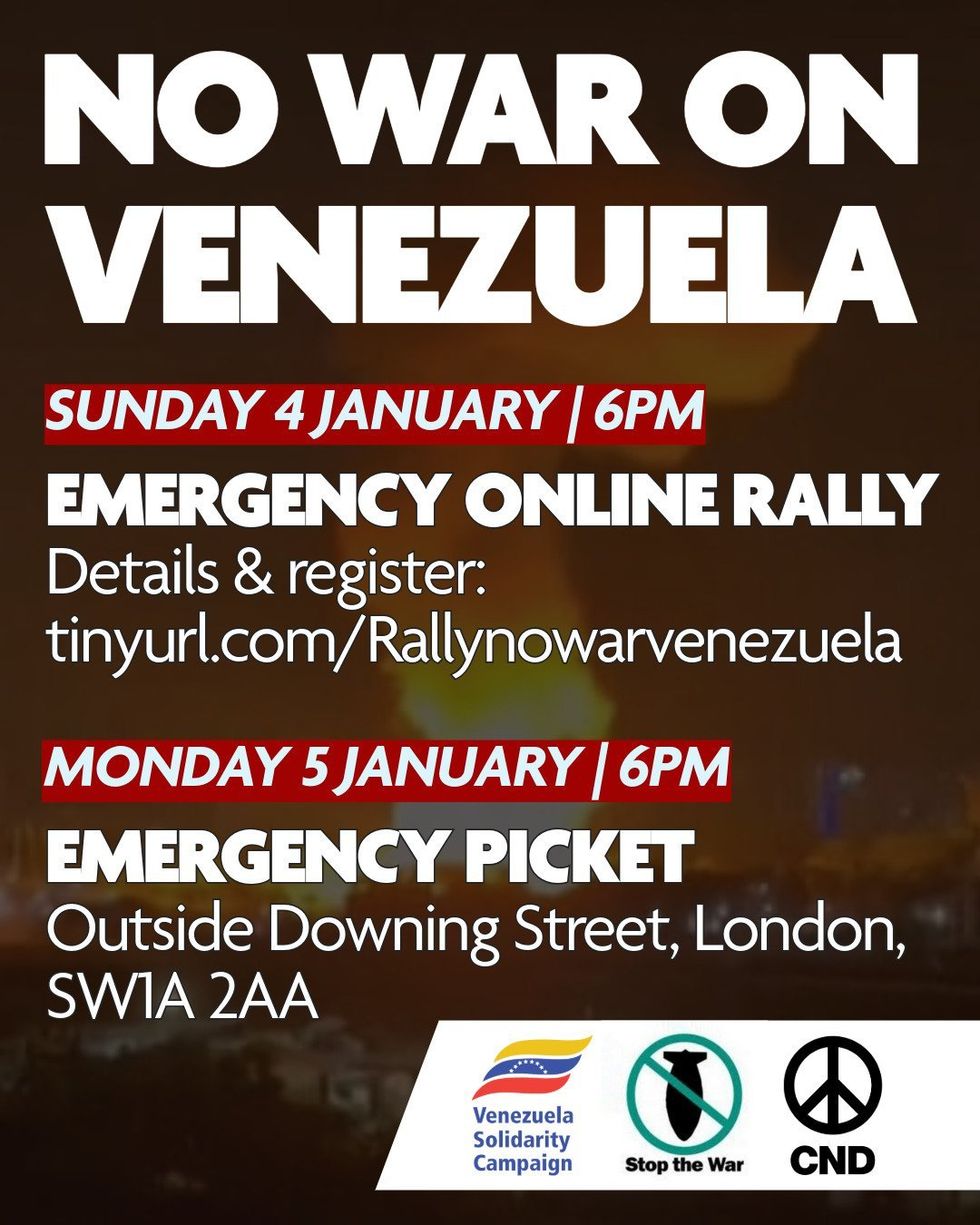 Emergency online rally poster