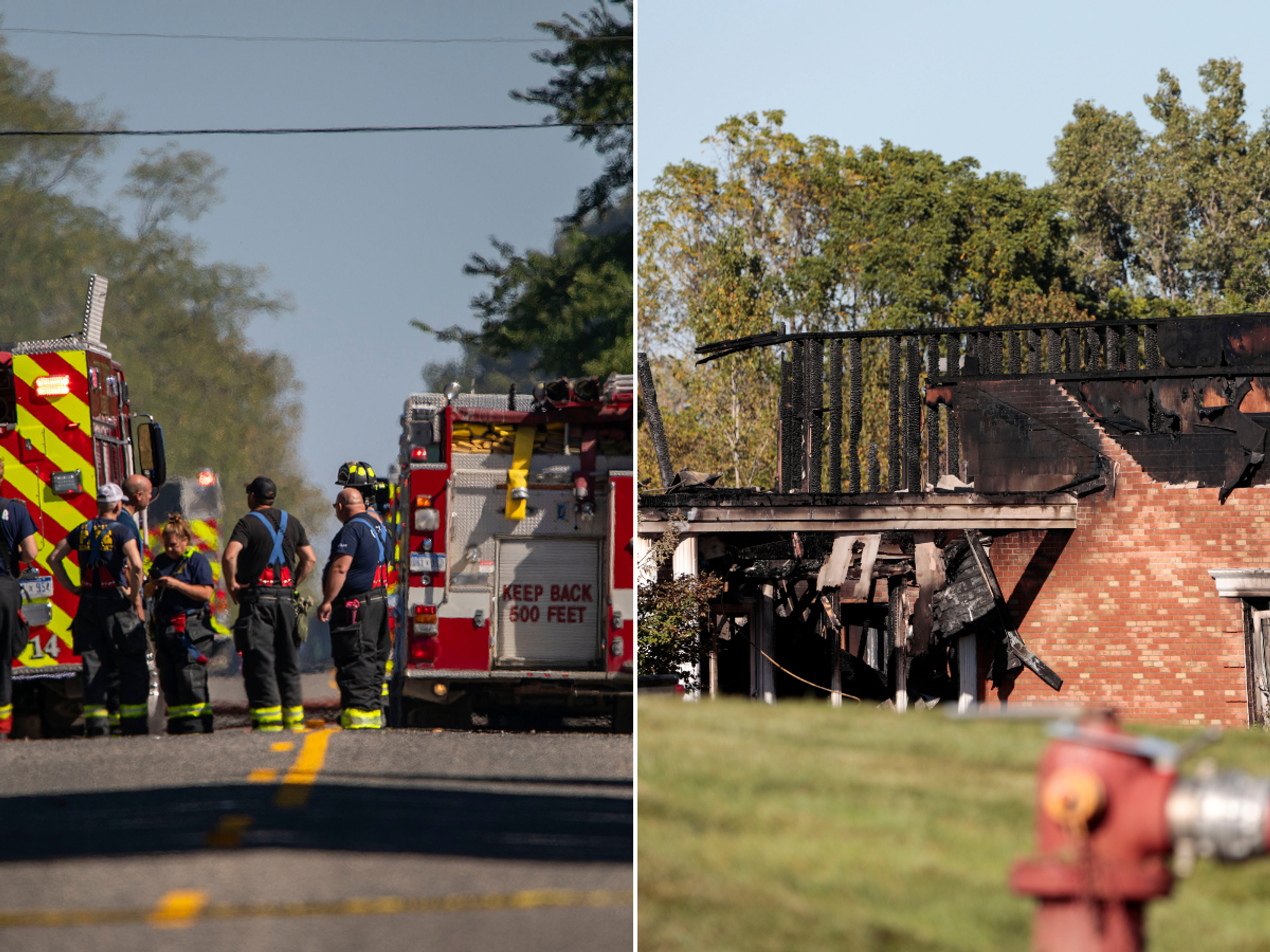 Emergency responders at the Church of Jesus Christ of Latter-day Saints in Grand Blanc