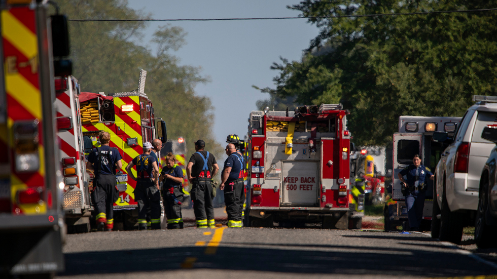 Emergency responders at the scene
