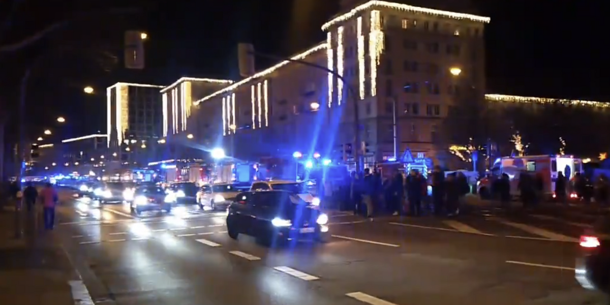 NextImg:Magdeburg: 'Vehicle crashes into crowd and runs over visitors' at German Christmas market
