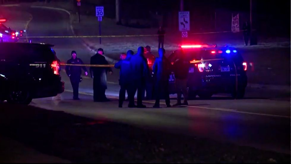 Emergency services arrived at the scene following the shooting