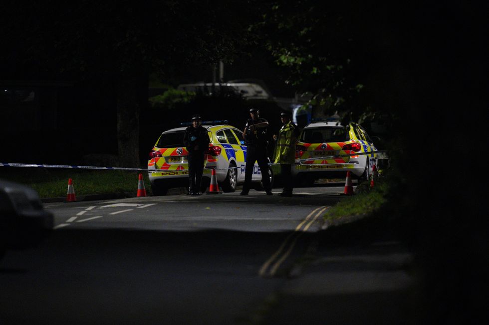 Emergency services near the scene of incident on Biddick Drive, in the Keyham area of Plymouth, where Devon and Cornwall Police say there have been a \%22number of fatalities\%22 in a \%22serious firearms incident\%22.