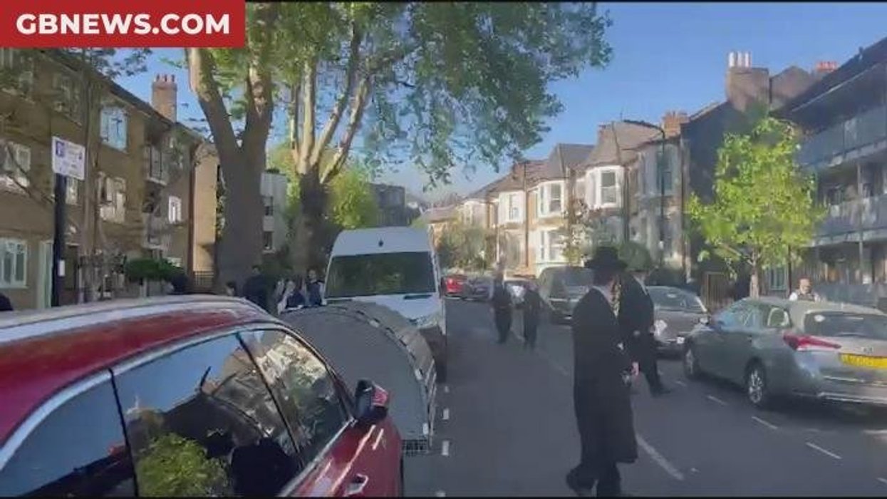 North London residents watch in horror as fire engulfs building near synagogue